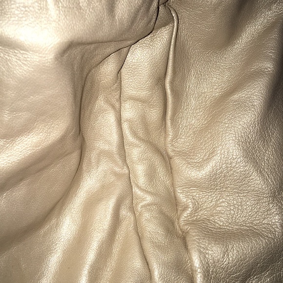 Kenneth Cole Reaction Gold Leather Hobo - Picture 4 of 8